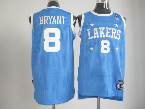 NBA Los Angeles Lakers 8 Kobe Bryant Blue Jersey